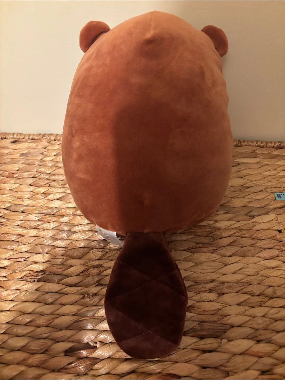 Squishmallows Brown Otter Plush with Red Heart Donut “Chip”
